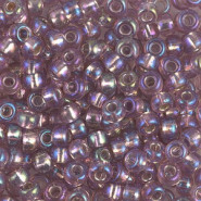 Miyuki seed beads 6/0 - Silverlined smokey amethyst ab 6-1012